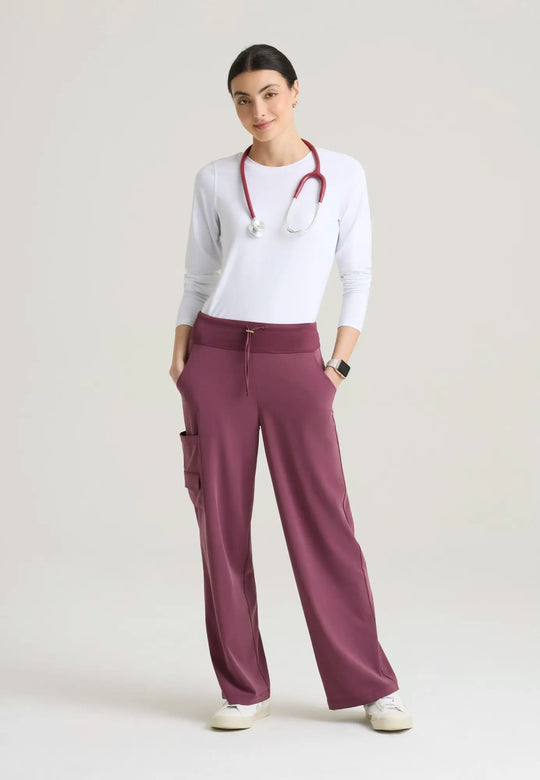 Grey's Anatomy by Barco Scrubs Women's Aria Pant Dusty Port | scrub-supply.com