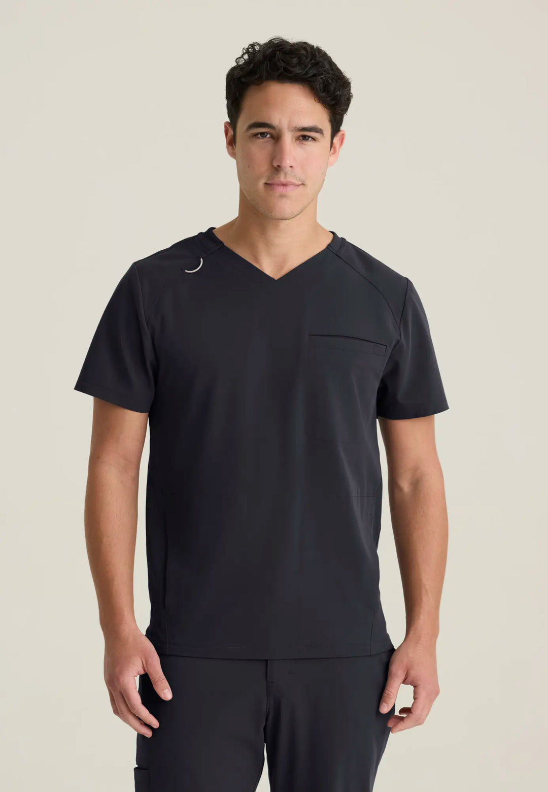 Grey's Anatomy by Barco Scrubs Men's Phoenix Top Steel | scrub-supply.com