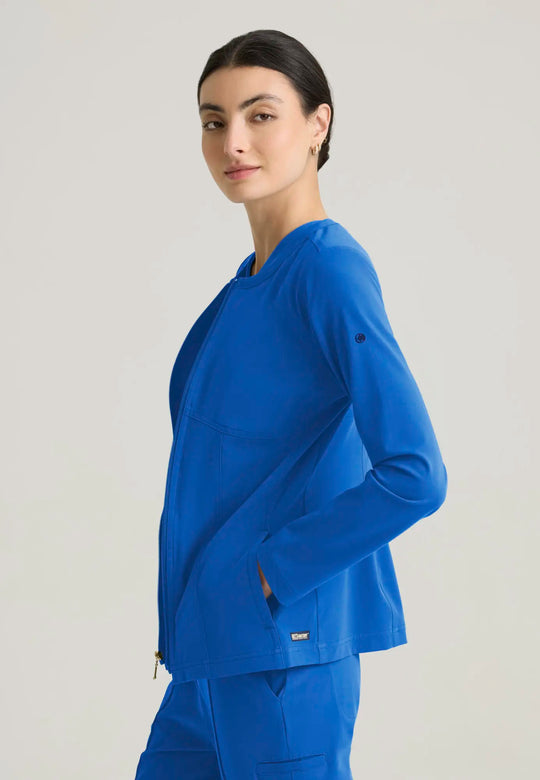 Grey's Anatomy by Barco Scrubs Women's Spring Warm-up New Royal | scrub-supply.com