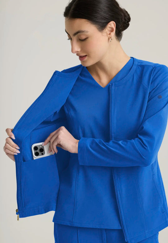 Grey's Anatomy by Barco Scrubs Women's Spring Warm-up New Royal | scrub-supply.com