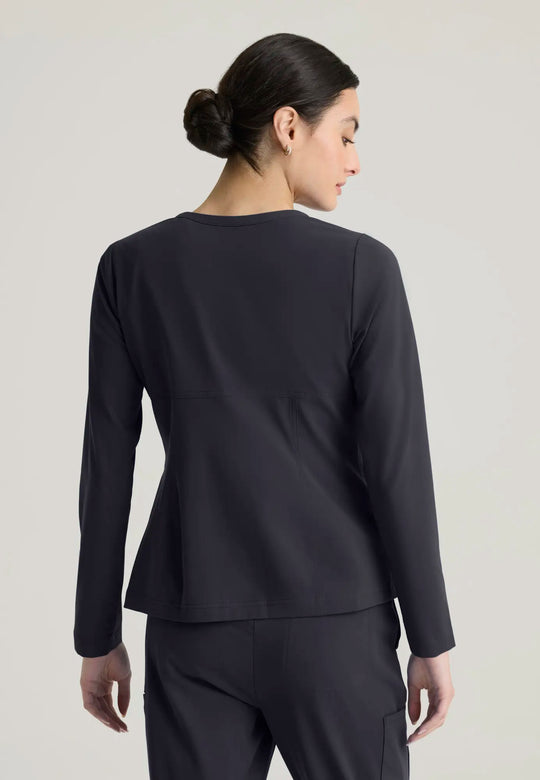 Grey's Anatomy by Barco Scrubs Women's Spring Warm-up Steel | scrub-supply.com
