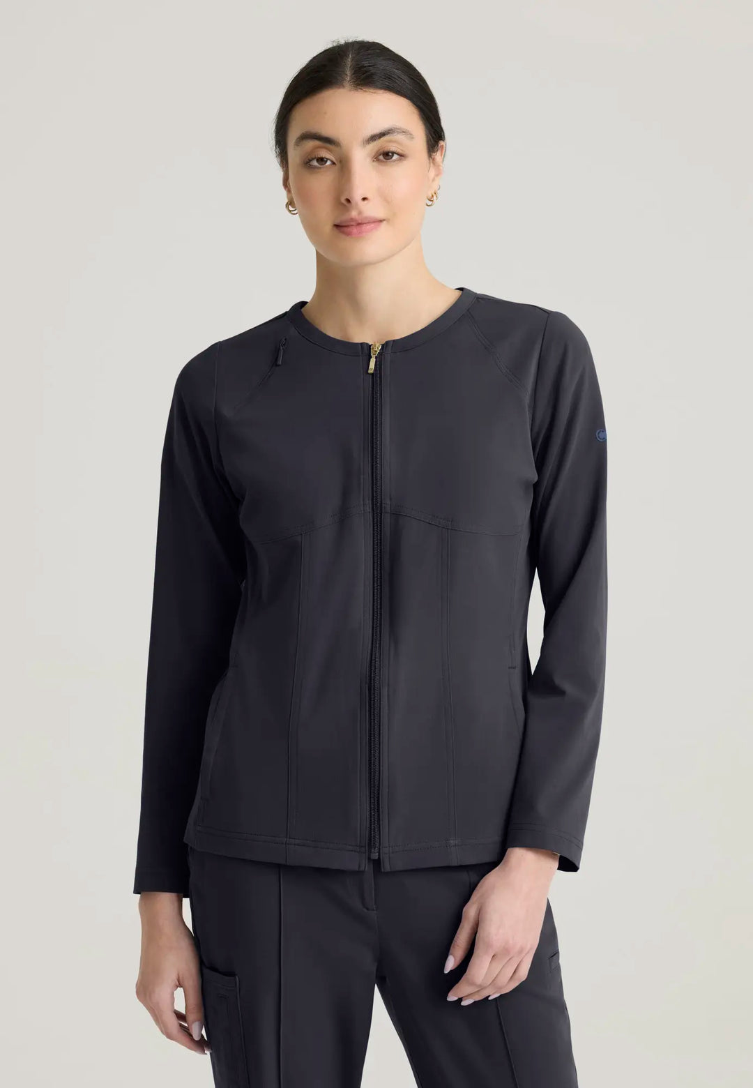 Grey's Anatomy by Barco Scrubs Women's Spring Warm-up Steel | scrub-supply.com