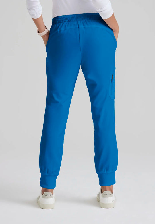 Grey's Anatomy by Barco Scrubs Women's Kira Jogger New Royal | scrub-supply.com