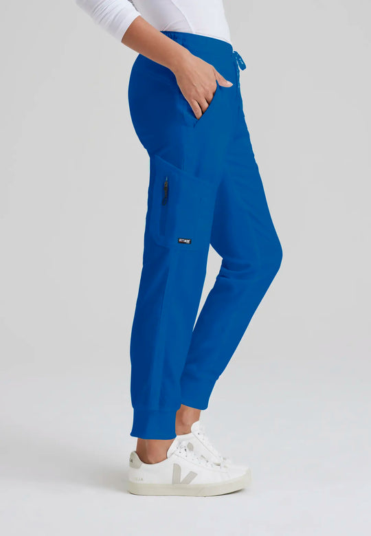 Grey's Anatomy by Barco Scrubs Women's Kira Jogger New Royal | scrub-supply.com