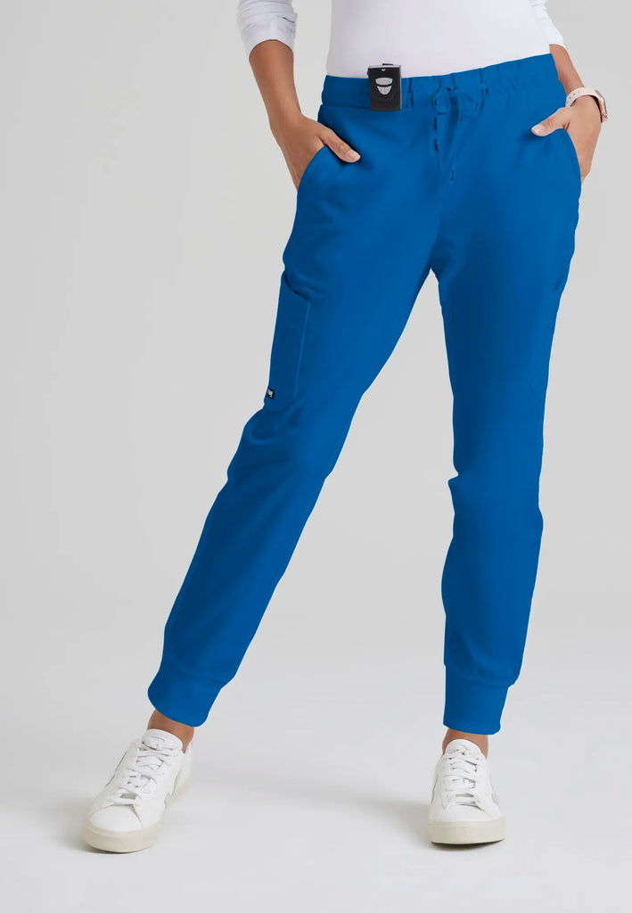 Barco Scrubs Women's Kira Jogger New Royal | scrub-supply.com