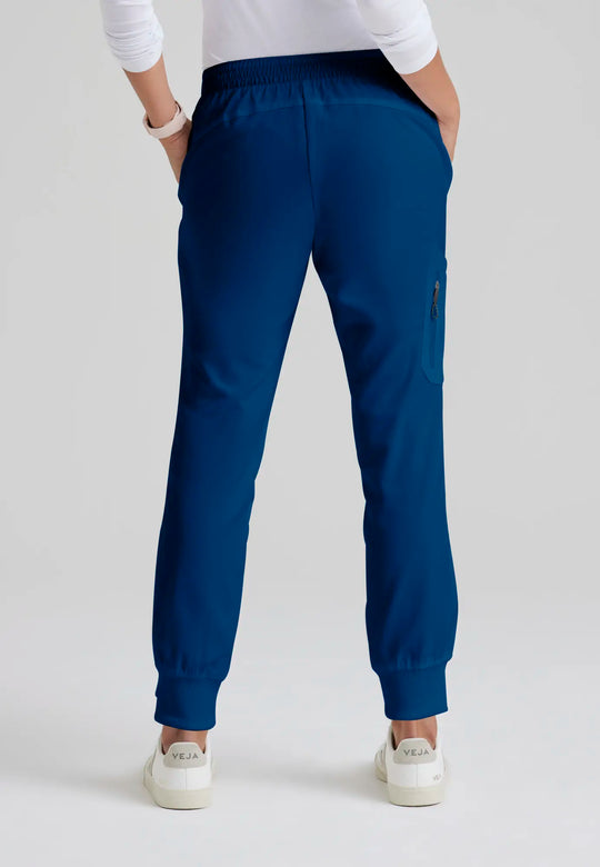 Grey's Anatomy by Barco Scrubs Women's Kira Jogger Indigo | scrub-supply.com