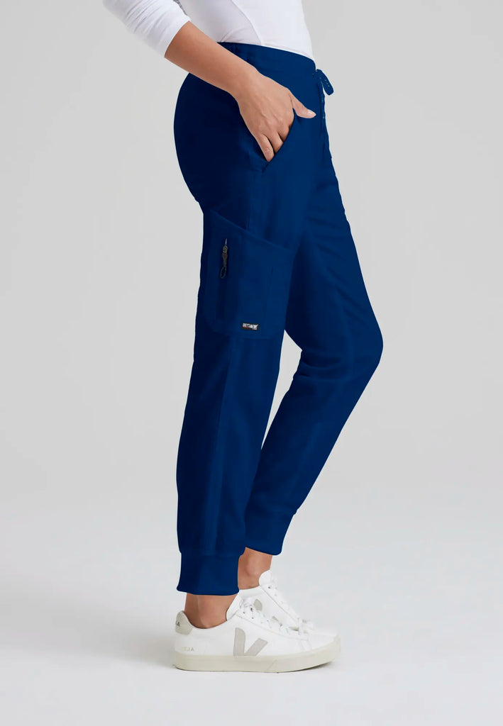 Barco Scrubs Women's Kira Jogger Indigo | scrub-supply.com