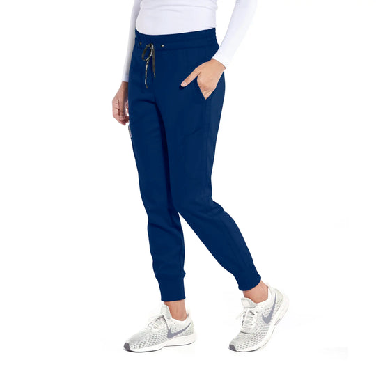 Grey's Anatomy by Barco Scrubs Women's Kira Jogger Indigo | scrub-supply.com