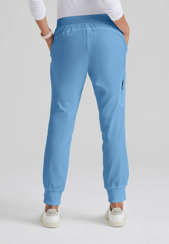 Grey's Anatomy by Barco Scrubs Women's Kira Jogger Ceil Blue | scrub-supply.com