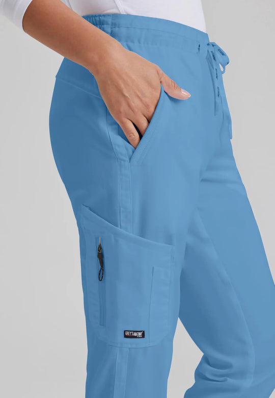 Grey's Anatomy by Barco Scrubs Women's Kira Jogger Ceil Blue | scrub-supply.com