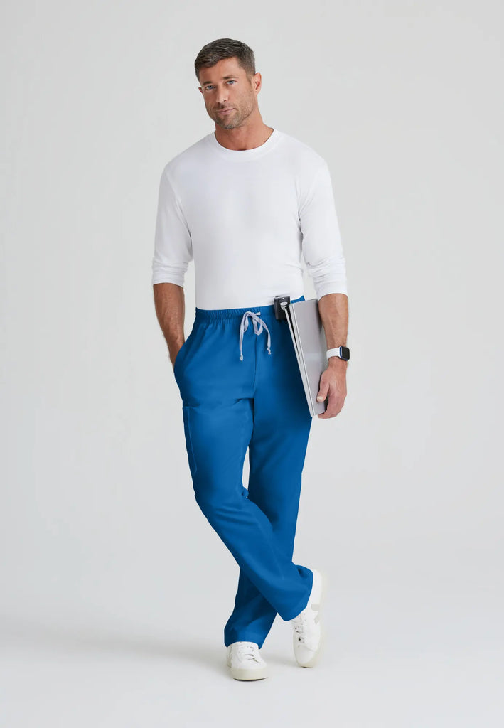 Barco Scrubs Men's Evan Pant New Royal | scrub-supply.com