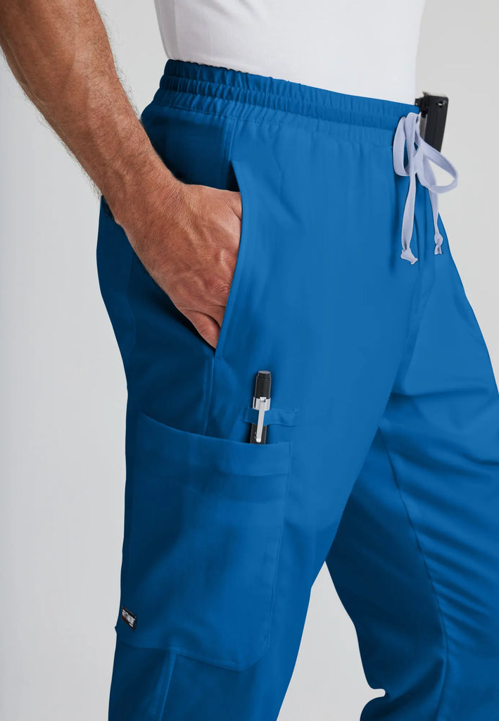 Barco Scrubs Men's Evan Pant New Royal | scrub-supply.com