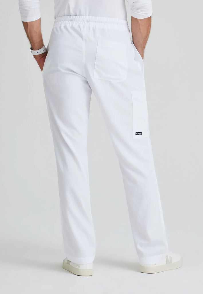 Barco Scrubs Men's Evan Pant White | scrub-supply.com