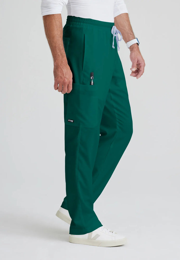 Barco Scrubs Men's Evan Pant Hunter Green | scrub-supply.com