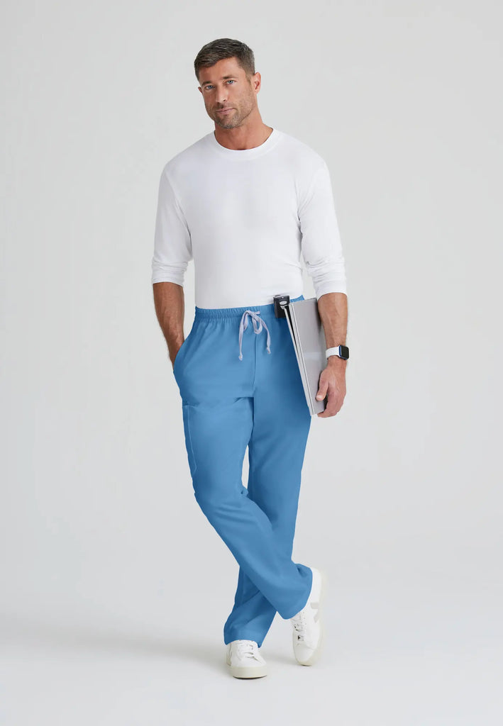 Barco Scrubs Men's Evan Pant Ceil Blue | scrub-supply.com