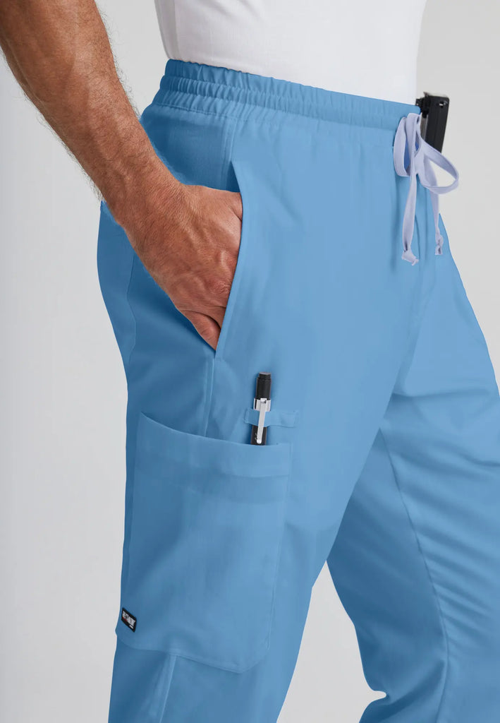 Barco Scrubs Men's Evan Pant Ceil Blue | scrub-supply.com