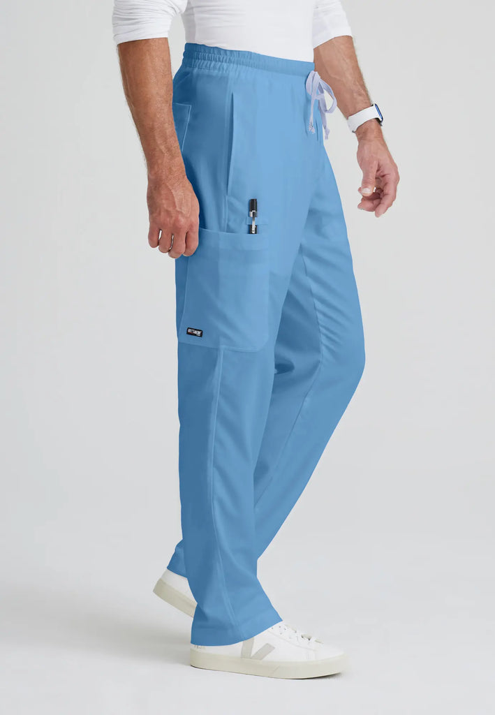 Barco Scrubs Men's Evan Pant Ceil Blue | scrub-supply.com