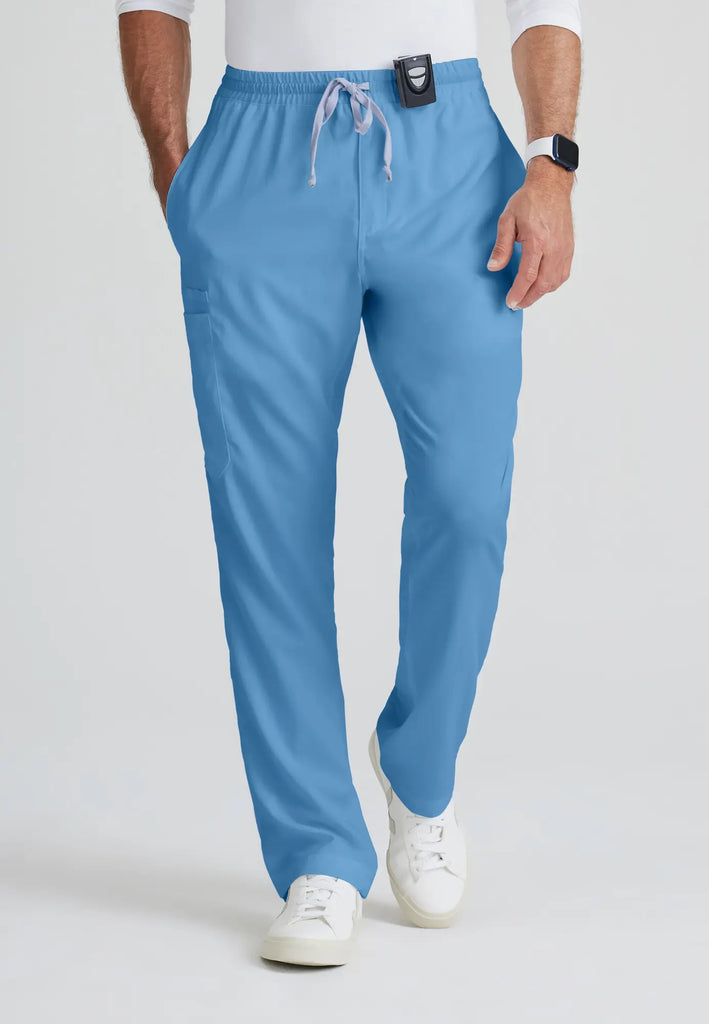 Barco Scrubs Men's Evan Pant Ceil Blue | scrub-supply.com