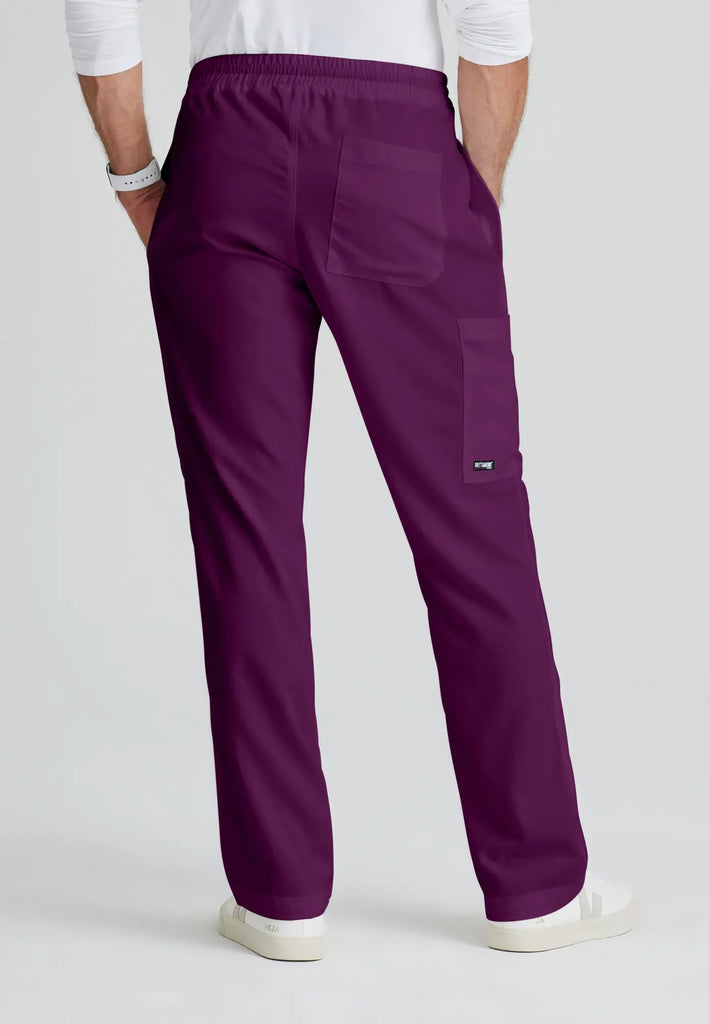 Barco Scrubs Men's Evan Pant Wine | scrub-supply.com