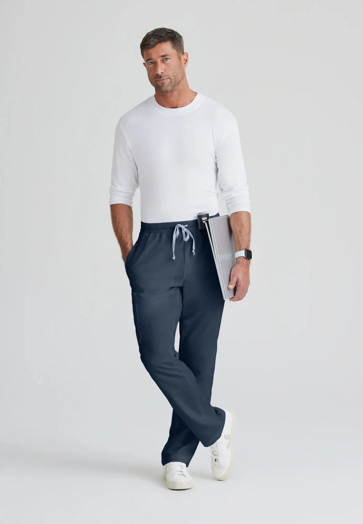 Barco Scrubs Men's Evan Pant Steel | scrub-supply.com