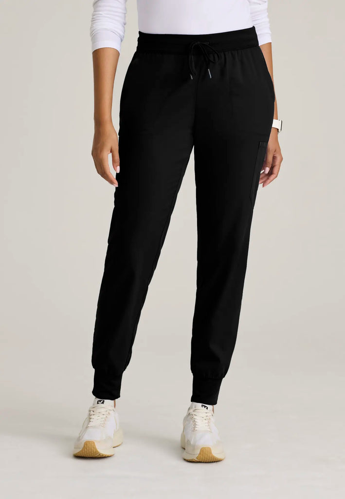 Barco Scrubs Women's Finley Jogger Black | scrub-supply.com