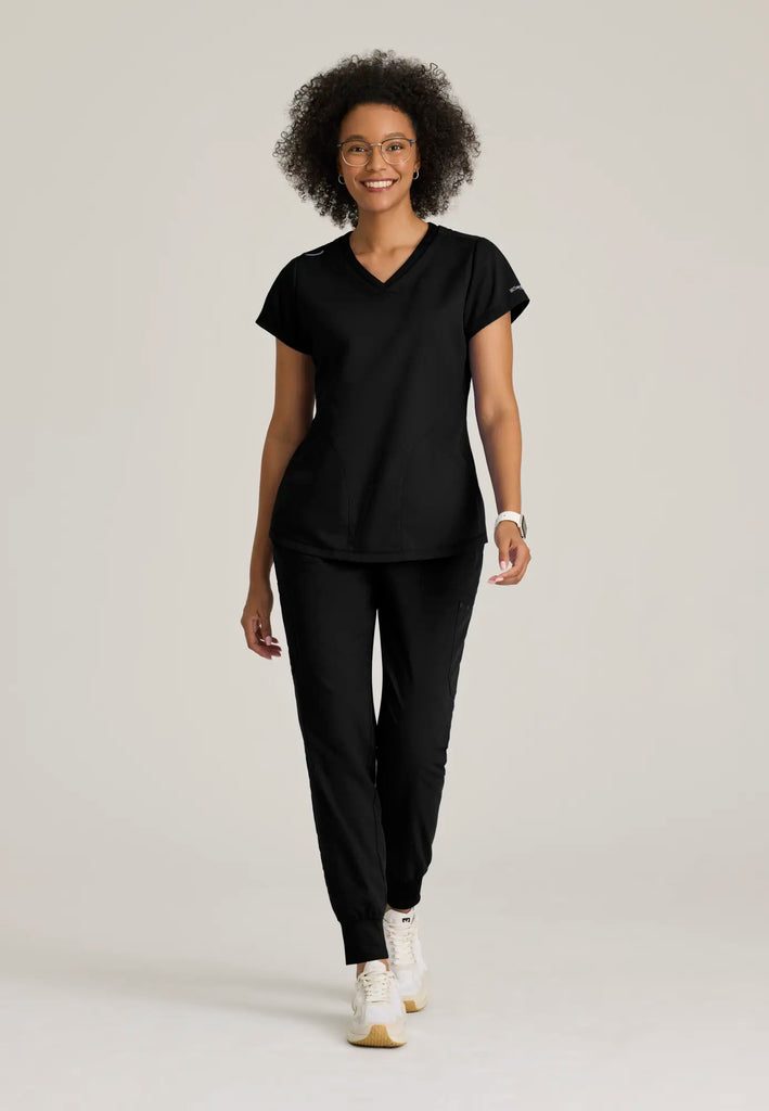 Barco Scrubs Women's Finley Jogger Black | scrub-supply.com