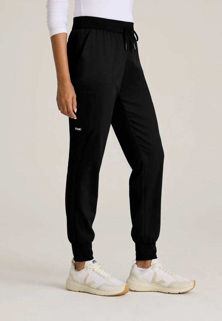 Barco Scrubs Women's Finley Jogger Black | scrub-supply.com