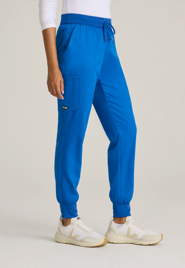 Barco Scrubs Women's Finley Jogger New Royal | scrub-supply.com