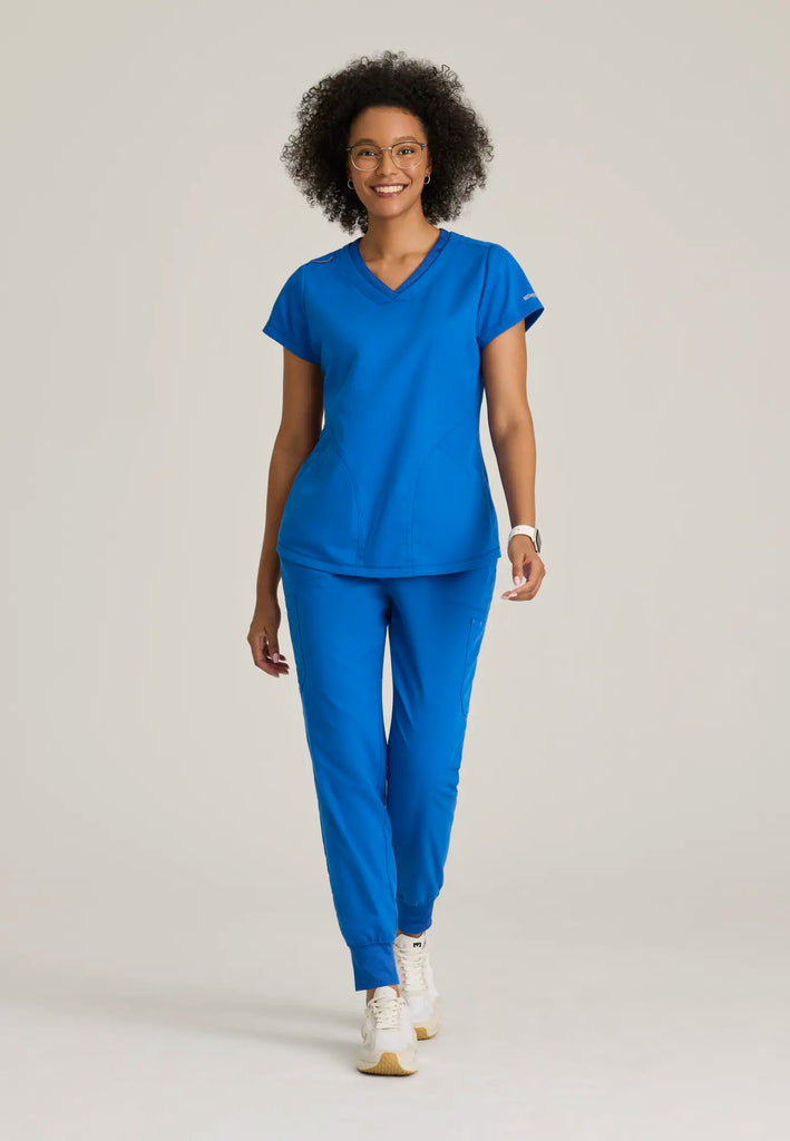 Barco Scrubs Women's Finley Jogger New Royal | scrub-supply.com