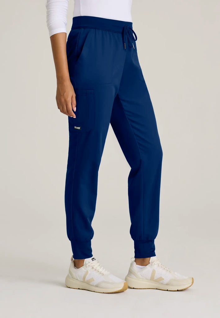 Barco Scrubs Women's Finley Jogger Indigo | scrub-supply.com