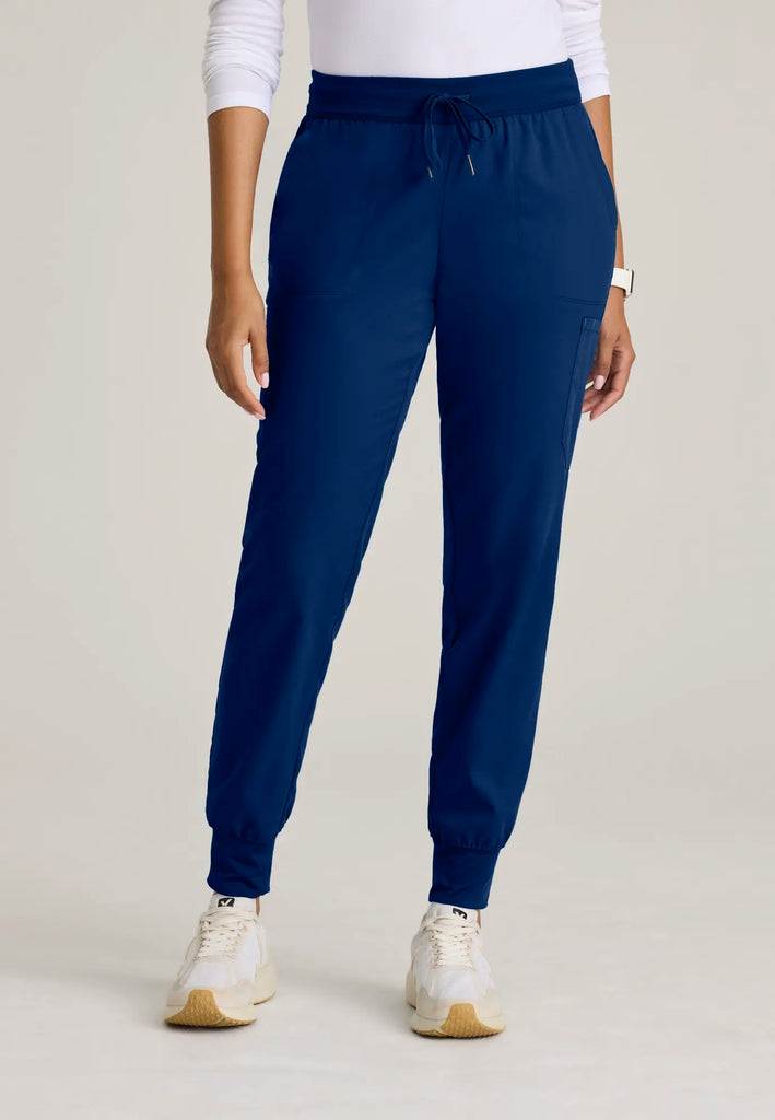 Barco Scrubs Women's Finley Jogger Indigo | scrub-supply.com