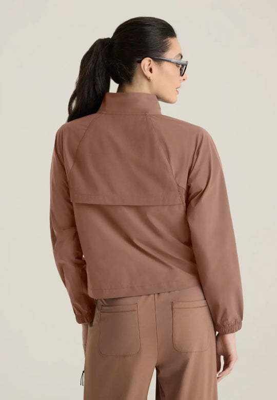 Grey's Anatomy by Barco Scrubs Women's Crystal Jacket Brownstone | scrub-supply.com