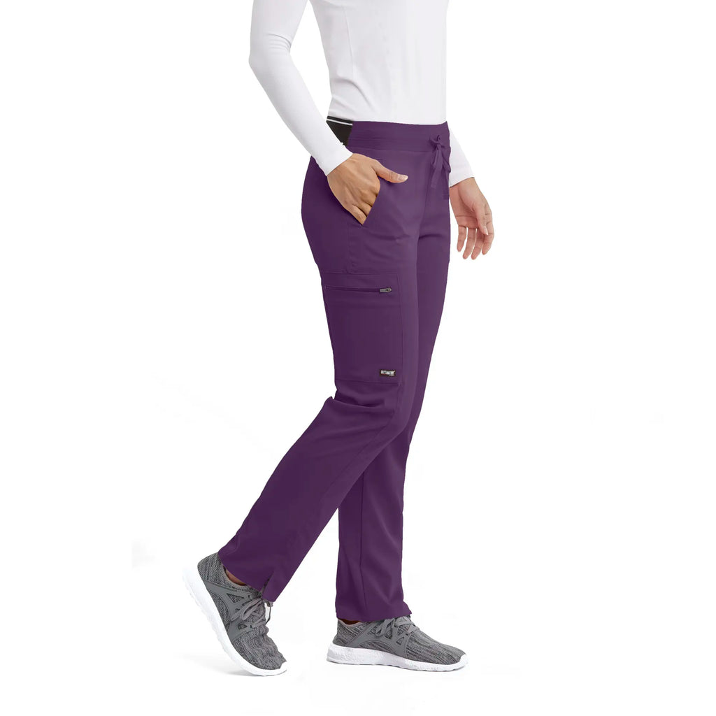 Barco Scrubs Women's Kim Pant Eggplant | scrub-supply.com