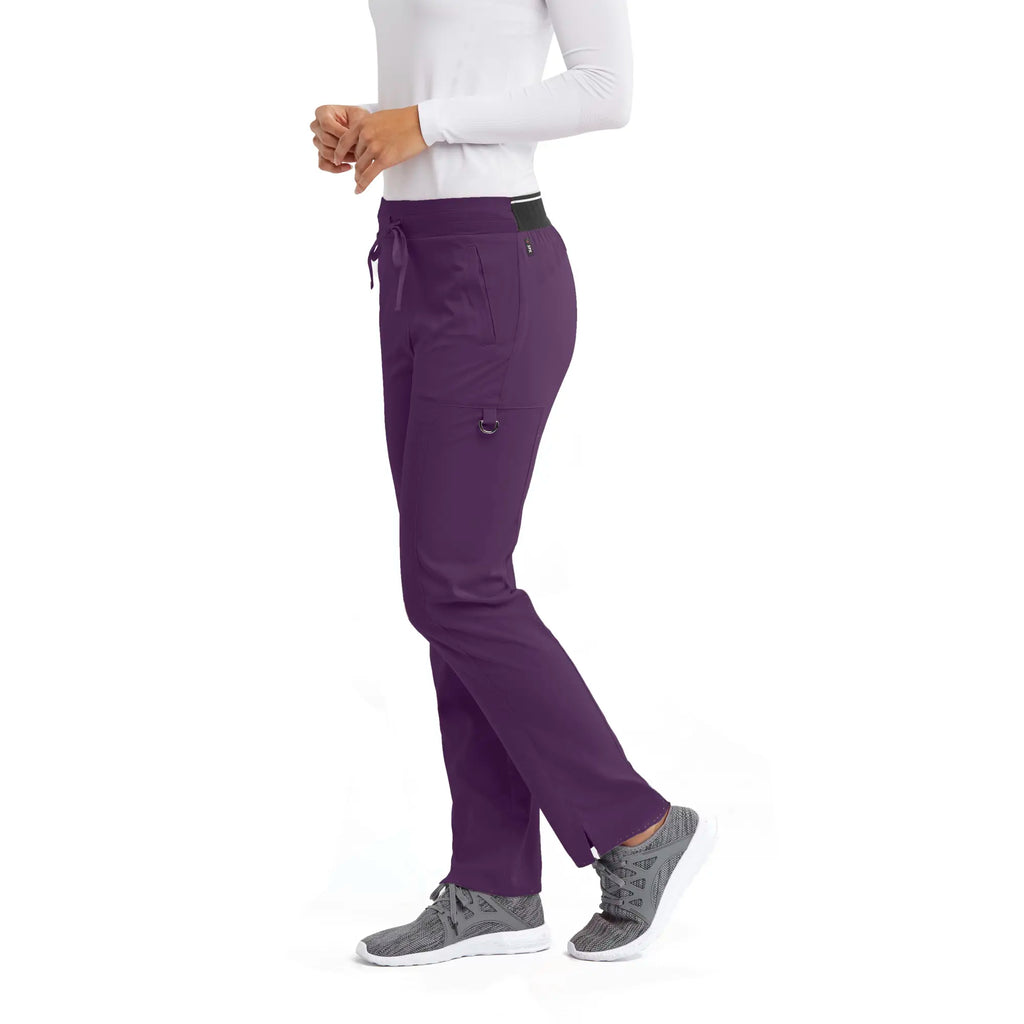 Barco Scrubs Women's Kim Pant Eggplant | scrub-supply.com