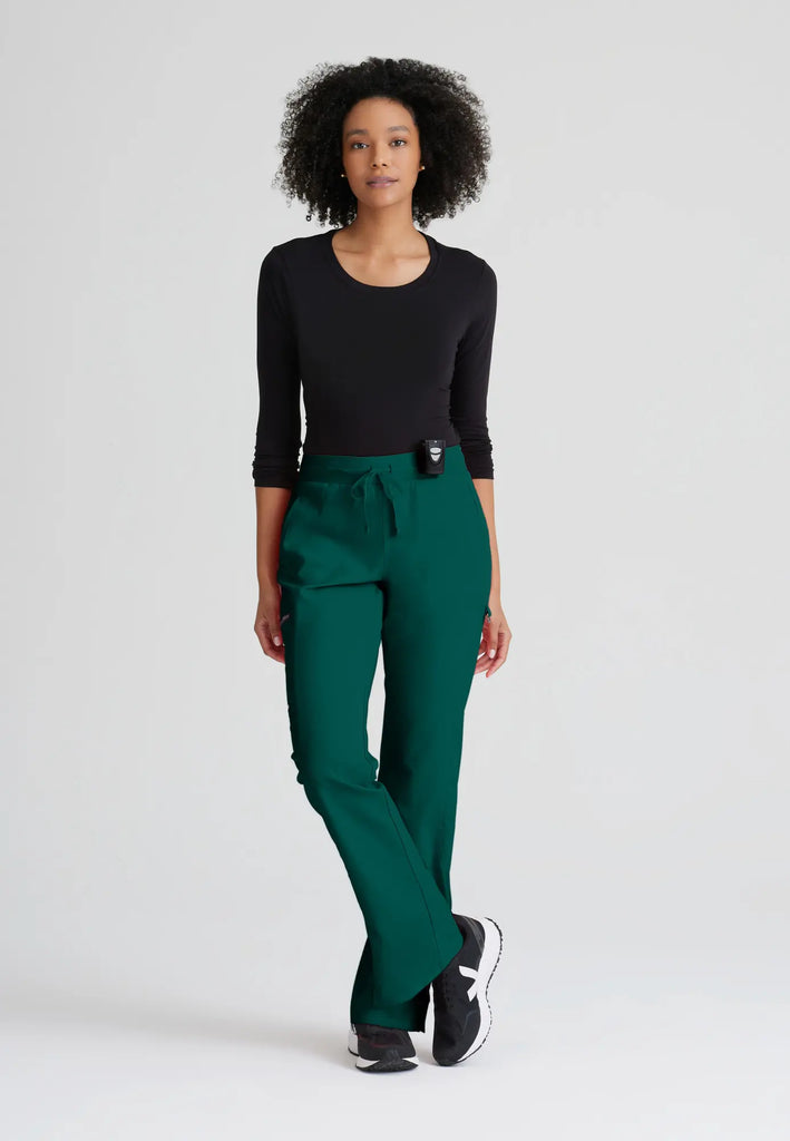 Barco Scrubs Women's Kim Pant Hunter Green | scrub-supply.com