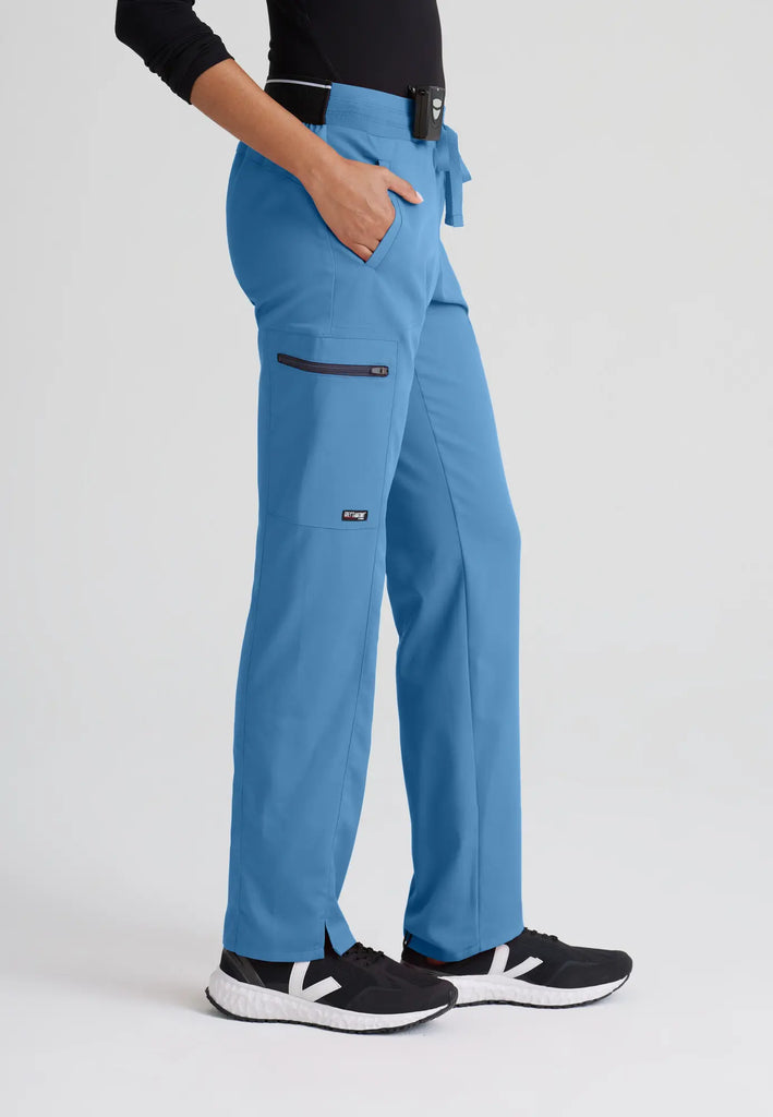 Barco Scrubs Women's Kim Pant Ceil Blue | scrub-supply.com