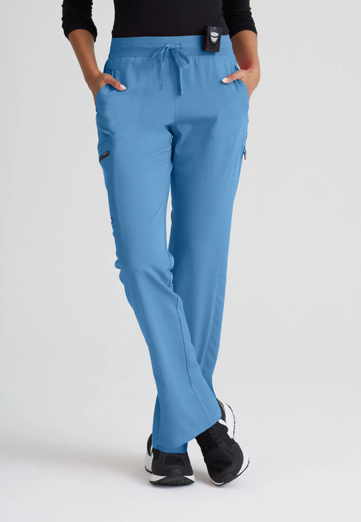 Barco Scrubs Women's Kim Pant Ceil Blue | scrub-supply.com