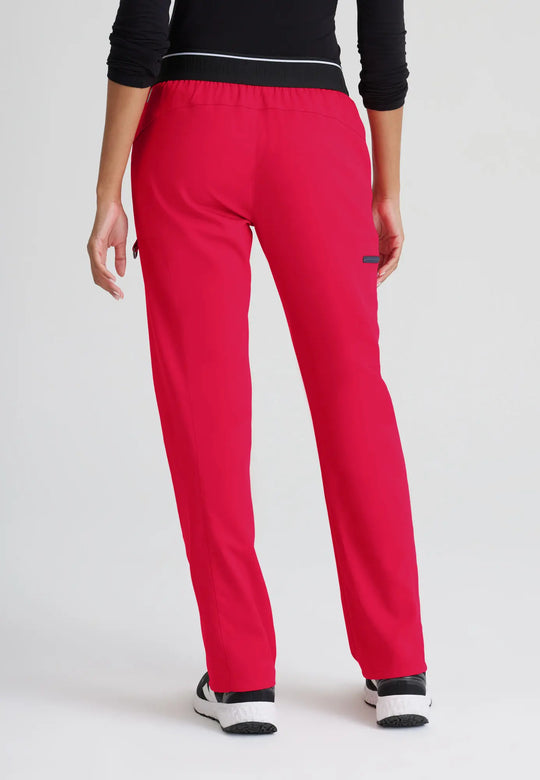Barco Scrubs Women's Kim Pant Scarlet Red | scrub-supply.com