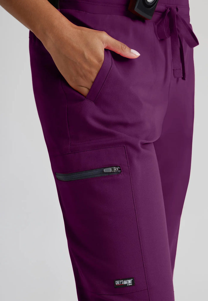 Barco Scrubs Women's Kim Pant Wine | scrub-supply.com