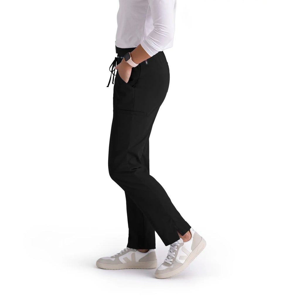 Barco Scrubs Women's Serena Pant Black | scrub-supply.com