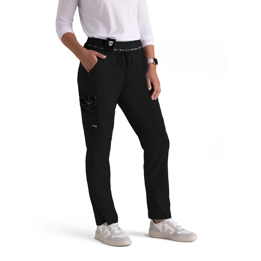 Barco Scrubs Women's Serena Pant Black | scrub-supply.com