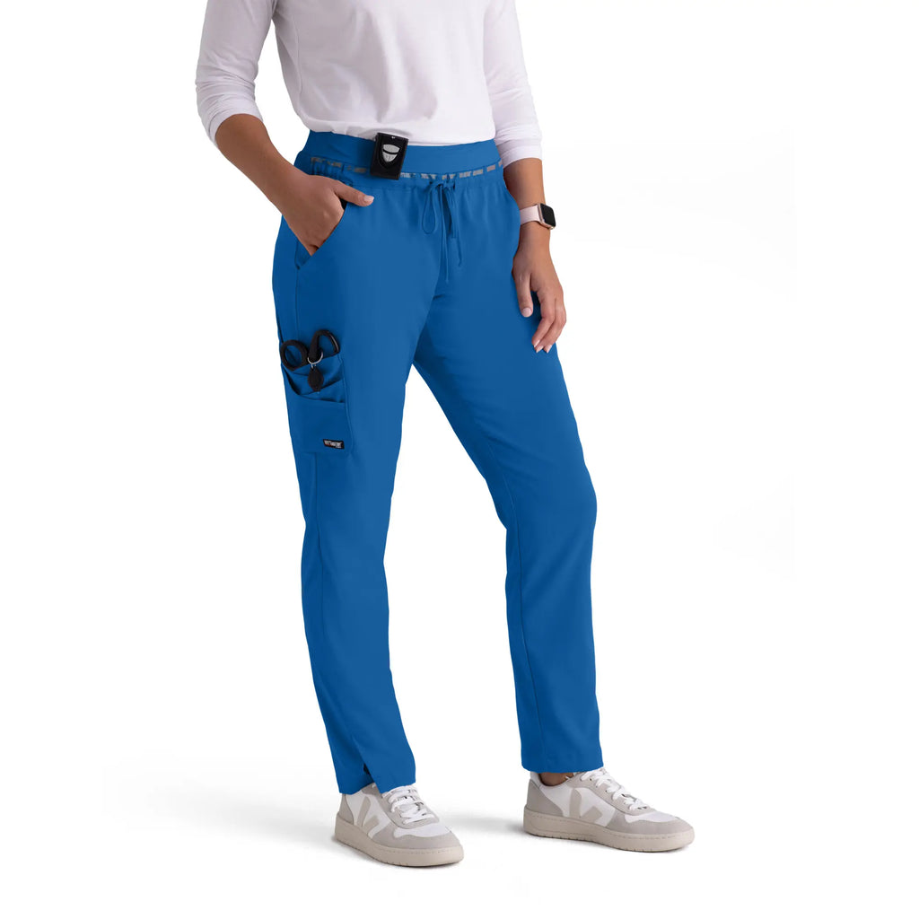 Barco Scrubs Women's Serena Pant New Royal | scrub-supply.com