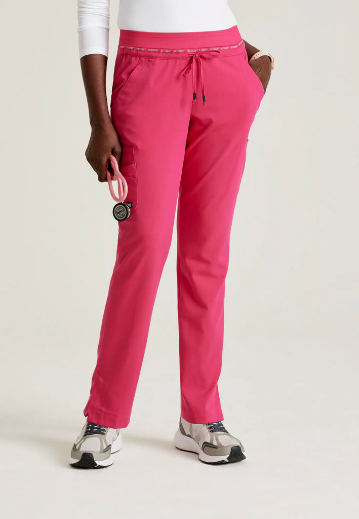 Barco Scrubs Women's Serena Pant Vibrance Pink | scrub-supply.com