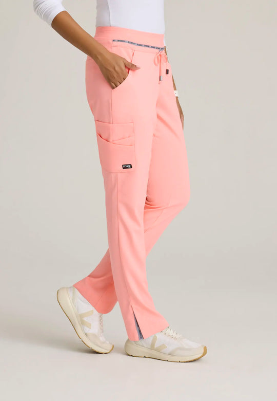 Grey's Anatomy by Barco Scrubs Women's Serena Pant Bright Papaya | scrub-supply.com