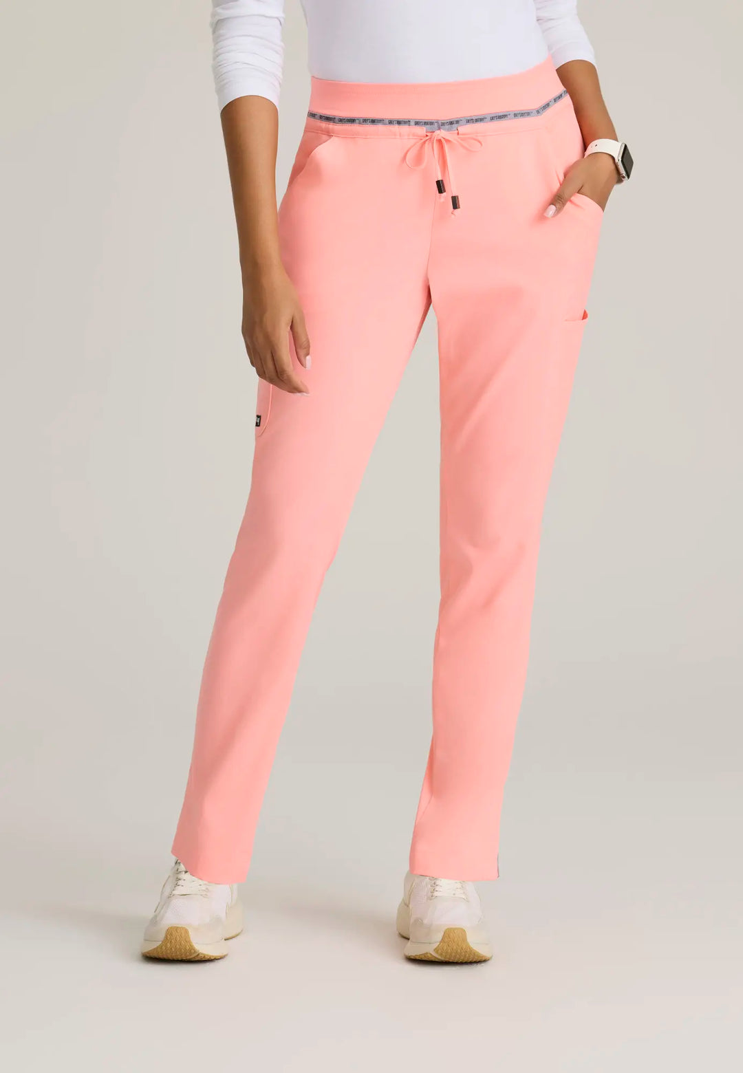 Grey's Anatomy by Barco Scrubs Women's Serena Pant Bright Papaya | scrub-supply.com