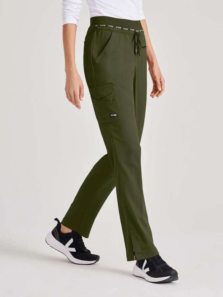 Barco Scrubs Women's Serena Pant Olive | scrub-supply.com