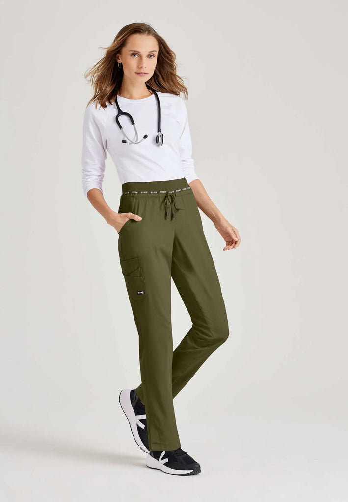 Barco Scrubs Women's Serena Pant Olive | scrub-supply.com