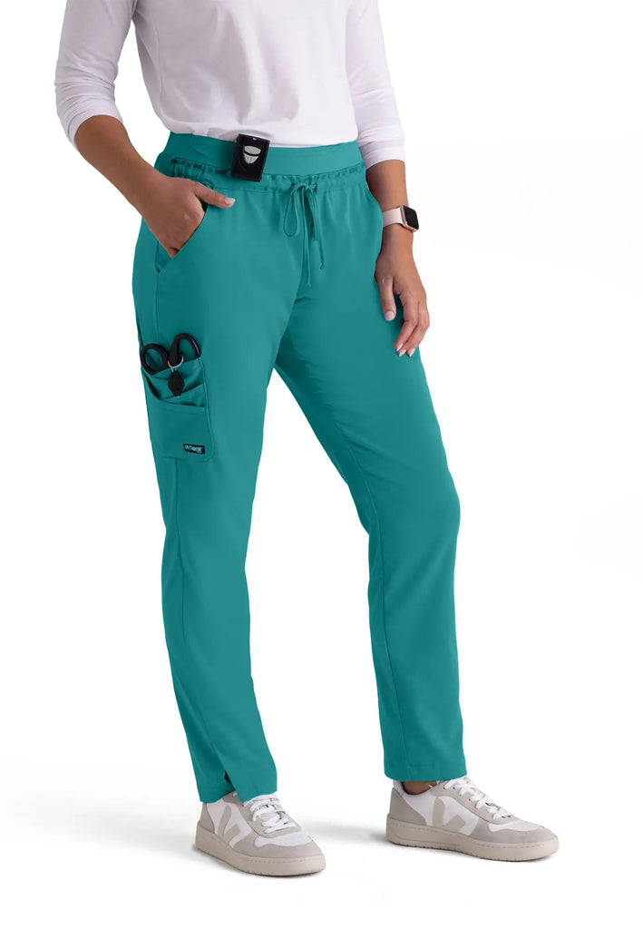 Barco Scrubs Women's Serena Pant Teal | scrub-supply.com