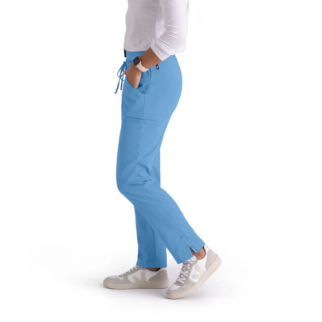 Barco Scrubs Women's Serena Pant Ceil Blue | scrub-supply.com