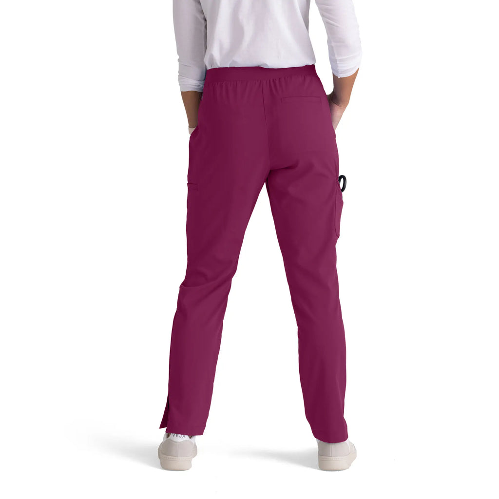 Barco Scrubs Women's Serena Pant Wine | scrub-supply.com